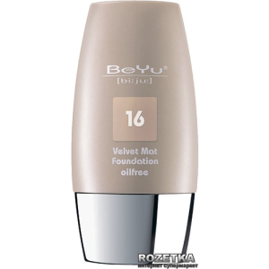 Тональний крем з матуючим ефектом BeYu Velvet Mat Foundation 30 мл 16 Porcelain Creme (4033651385161) ТОП в Чернігові