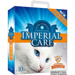 Наполнитель для кошачьего туалета Imperial Care Silver Ions Бентонитовый ультракомкующий 11 кг (10 л) (5200357800956) надежный