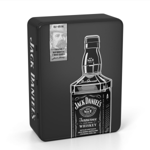 Теннессі Віскі Jack Daniel's 0.7 л 40% в металевій коробці з двома келихами (5099873045855) ТОП в Чернігові