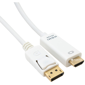 Кабель ExtraDigital DisplayPort 1.2 - HDMI 2.0 2 м (KBD1669) лучшая модель в Чернигове