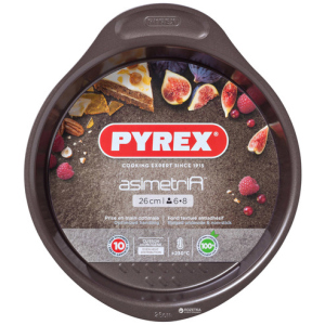 Форма кругла для випічки Pyrex Asimetria 26 см Кругла Коричнева (AS26BA0)