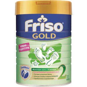 Суміш суха молочна Friso Gold 2 LockNutri для дітей з 6 до 12 місяців 800 г (8716200722797) краща модель в Чернігові