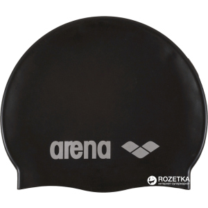 Шапочка для плавання Arena Classic Silicone 91662-55 Black (3468333887410) ТОП в Чернігові