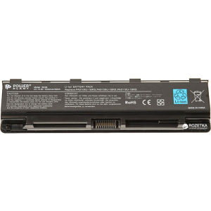 Аккумулятор PowerPlant для Toshiba Satellite C55 (TA5109LH, PA5109U) (10.8V/5200mAh/6Cells) (NB510146)