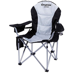Раскладное кресло KingCamp Deluxe Hard Arms Chair Black/Mid Grey (KC3888 BLACK/MID GREY) лучшая модель в Чернигове