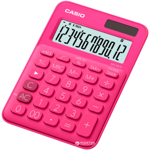 Калькулятор Casio 12 розрядний 105х149.5х22.8 (MS-20UC-RD-S-ES) в Чернігові