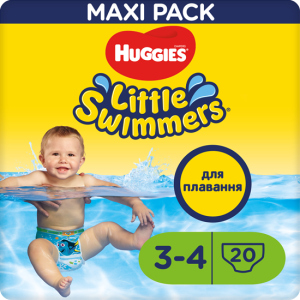 Подгузники-трусики Huggies Little Swimmers 3-4, 7-15 кг 20 шт (5029053535852) лучшая модель в Чернигове