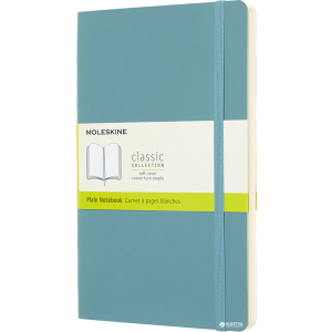 Нотатник Moleskine Classic 13 х 21 см 192 сторінок без линівки, м'яка обкладинка Океанський синій (8058341715529) ТОП в Чернігові