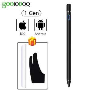 Стілус універсальний Goojodoq Active 1 Gen Android iPhone (iPad до 2017) 1.5mm Black