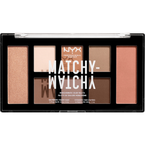 Палетка теней для век и пудр для лица NYX Professional Makeup Matchy Matchy 01 Taupe 14.8 г (800897197544) в Чернигове