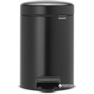 Ведро для мусора Brabantia Pedal Bin 3 л Matt Black (113321) рейтинг