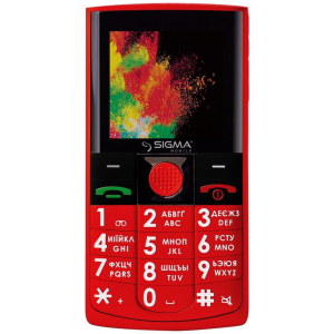 Мобільний телефон Sigma Comfort 50 Solo Red