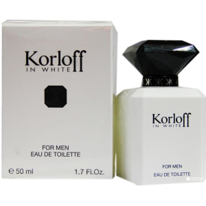 Туалетная вода для мужчин Korloff In White 50 мл (3392865441355) лучшая модель в Чернигове