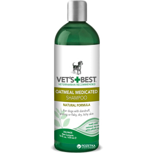 Шампунь VET`S BEST Oatmeal Med Shampoo терапевтичний для собак 470 мл (vb10344) краща модель в Чернігові