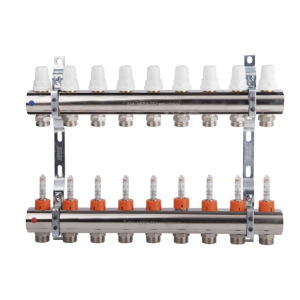 Колектор Icma 1"9 виходів, з витратоміром №K013 краща модель в Чернігові