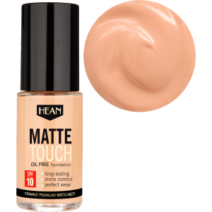 Основна основа Hean Matte Touch foundation 008 капучино 30 мл (5907474472331) надійний