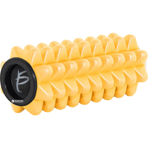 Міні-ролик масажний профільований ProSource MiNi Spike Massage Roller 15x7.5 см Жовтий (PS-2174-mini-roller-yellow) краща модель в Чернігові