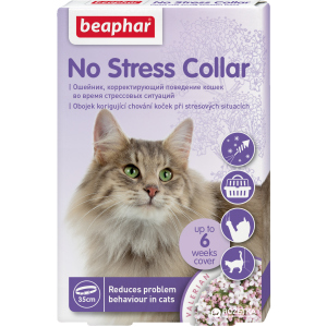 Антистресс ошейник Beaphar No Stress Collar cat для кошек 35 см (13228) (8711231132287) ТОП в Чернигове