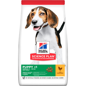 Сухой корм для щенков средних пород Hill's Science Plan Puppy Medium с курицей - 800 г (604266) (52742024950) рейтинг