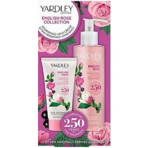 Набір для жінок Yardley English Rose Hand Wash and Hand Cream 50 мл + 250 мл (5056179301900) краща модель в Чернігові