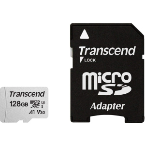 Transcend 300S microSDXC 128GB UHS-I U3 + SD-Adapter (TS128GUSD300S-A) ТОП в Чернигове