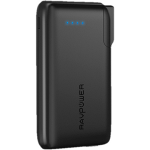 УМБ RAVPower 10050mAh Portable Charger with AC Plug Black (RP-PB066)