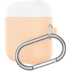 хороша модель Чохол ArmorStandart Hang Case для Apple AirPods Pink Sand/White (ARM53766)