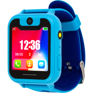 Смарт-часы Atrix Smart Watch iQ1700 IPS Cam Flash Blue (iQ1700 Blue) надежный