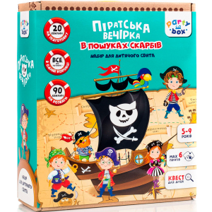 Набір для свята Vladi Toys Піратська вечірка українською мовою (VT6010-03) (4820195056516) ТОП в Чернігові