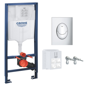 Інсталяція GROHE Rapid SL 3 в 1 39503000 з панеллю змиву Skate Air S 37965000 хром ТОП в Чернігові