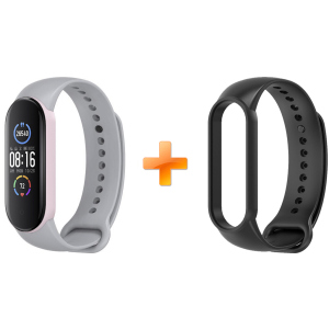 Xiaomi Mi Band 5 MiJobs Dual Color Grey/Pink (MJ5-DSS003GP) в Чернігові