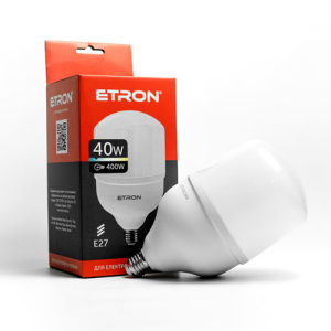 LED лампа ETRON 1-EHP-304 T120 40W 6500K E27 краща модель в Чернігові