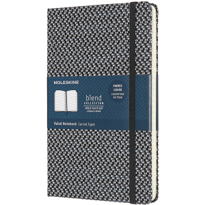 Записная книга Moleskine Blend 19 13 х 21 см 240 страниц в линейку Чёрная Канва (8058647628196) в Чернигове