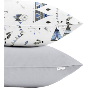 купить Набор наволочек Cosas WigwamDream Grey 40х60 2 шт (Set_Pillow_WigwamDream_Grey_40х60) (4822052050019)