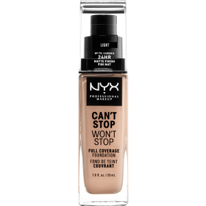 Жидкая тональная основа NYX Professional Makeup Can`t Stop Won`t Stop 24-Hour Foundation 05 Light 30 мл (800897157203) в Чернигове