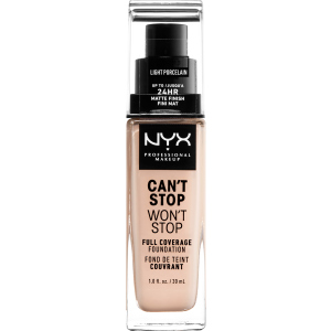 Жидкая тональная основа NYX Professional Makeup Can`t Stop Won`t Stop 24-Hour Foundation 1.3 Porcelain 30 мл (800897181147) надежный