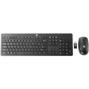 купити Комплект бездротової HP Slim Keyboard and Mouse Wireless Black (T6L04AA)