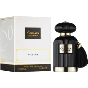 Парфумована вода для жінок Fragrance World So Black Nuit D'Or 100 мл (6291106484724) надійний