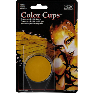 Кремовый грим Mehron Color Cups Yellow 12 г (CCC-Y) (764294502045) лучшая модель в Чернигове