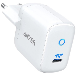 Зарядний пристрій Anker PowerPort III Mini 1 - 30W PowerIQ3.0 White (A2615L21) ТОП в Чернігові