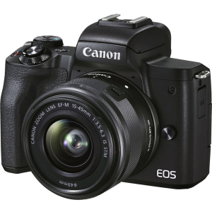 Фотоаппарат Canon EOS M50 Mark II Premium Live Stream Kit Black (4728C059) Официальная гарантия! лучшая модель в Чернигове