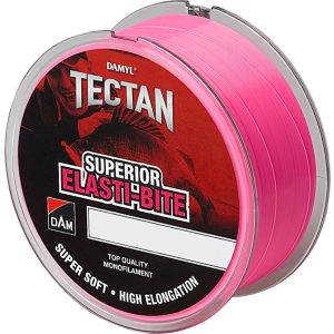 Лісочка DAM Damyl Tectan Superior Elasti-Bite 300 м 0.45 мм 13.5 кг Рожева (66210) краща модель в Чернігові