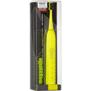 Звукова зубна щітка Megasmile Black Whitening II Electric Yellow (7640131971799) краща модель в Чернігові