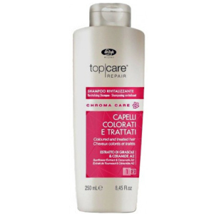 Шампунь оживляющий для окрашенных волос Lisap Top Care Repair Chroma Care Revitalising shampoo 250 мл (1100240000019) лучшая модель в Чернигове