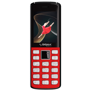 хороша модель Мобільний телефон Sigma mobile X-style 24 ONYX Red (4827798324622)