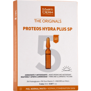 Ампули Martiderm Originals Proteos Hydra Plus SP 5 шт х 2 мл (8437019178932) краща модель в Чернігові