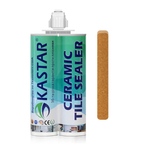 Двухкомпонентная эпоксидная фуга затирка Kastar Ceramic Tile Sealant Светло-коричневый, 400мл. лучшая модель в Чернигове