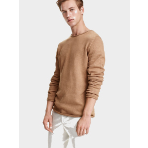 Джемпер H&M 0357770_т.беж XS Темно-бежевий (LD2000000876788) краща модель в Чернігові