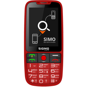 Мобільний телефон Sigma mobile Comfort 50 Elegance3 Red (1600 mAh) SIMO Assistant