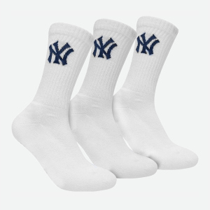 Носки New York Yankees 3 pk Crew 15100002-1001 31-34 р 3 пары Белые (8718984008951) ТОП в Чернигове